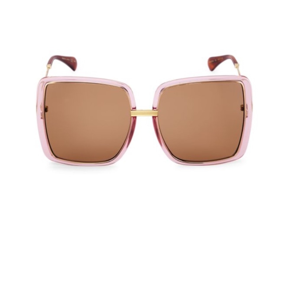 Gucci Pink and Brown Sunglasses